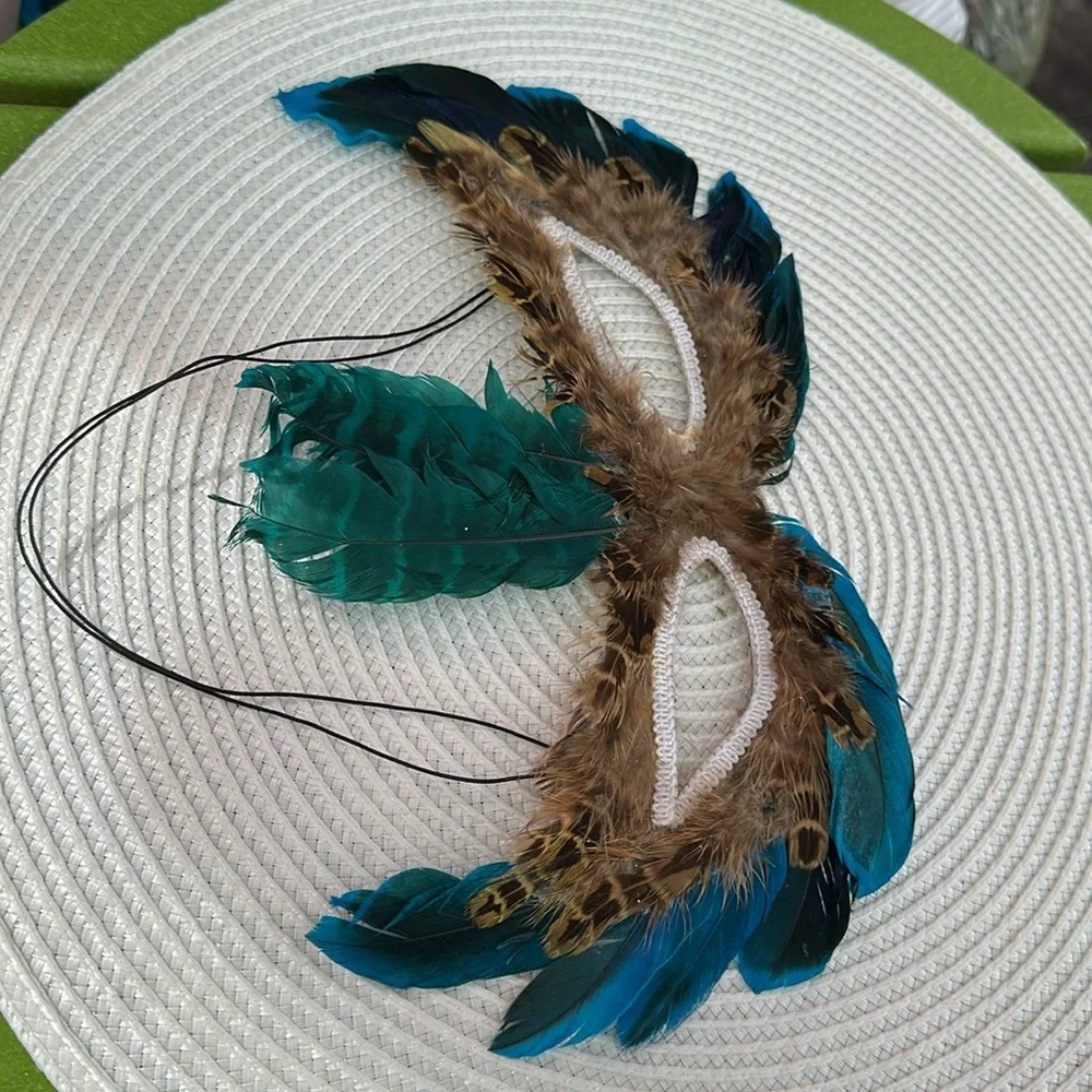 Feathered Masquerade Mask